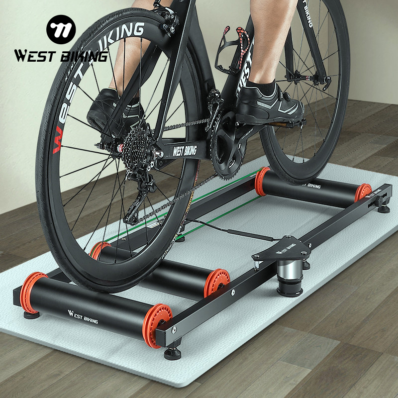 Bike Rollers Indoor Cycling Aluminum - WEST BIKING Rolkowy Trenażer Rowerowy Składany