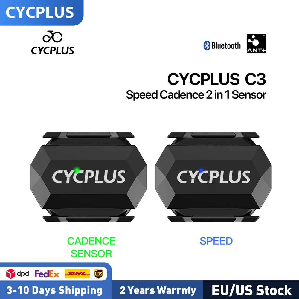 Cycling Speed Cadence Sensor Dual - Komputer rowerowy CYCPLUS C3x2, prędkościomierz, czujnik