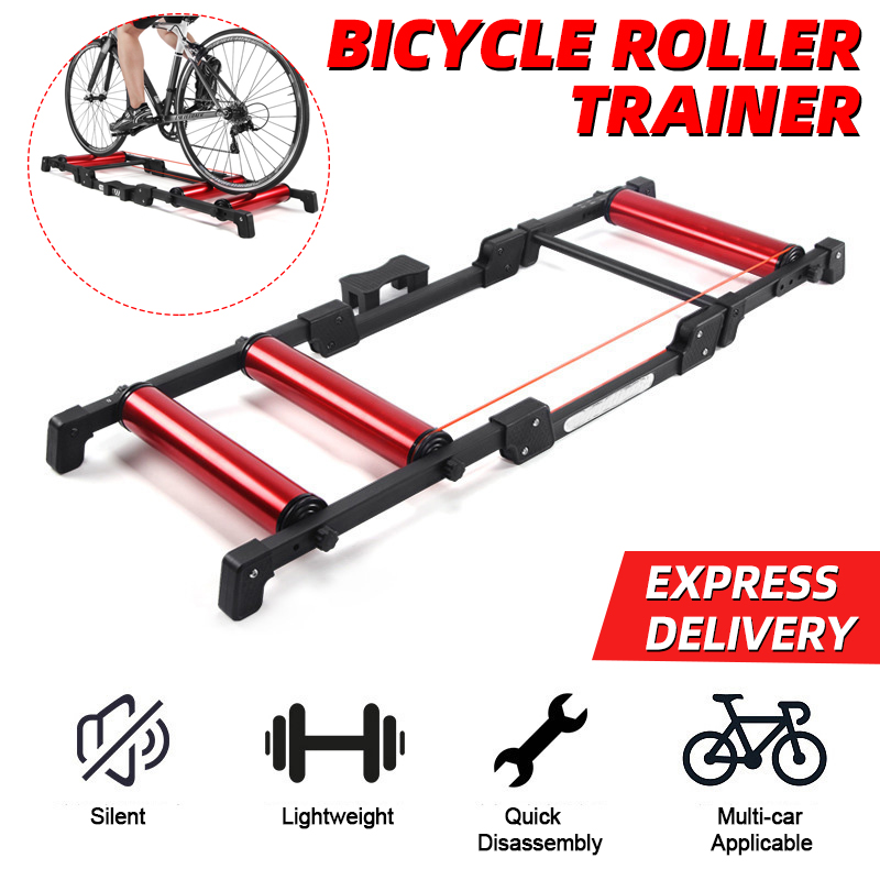 Bike Rollers Indoor Cycling Aluminum - Rolki rowerowe do ćwiczeń w pomieszczeniach,