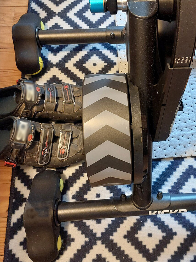 Podkładki pod stopy do tenisa, – Rocker Plate Indoor Bike Trainer recenzja i cena