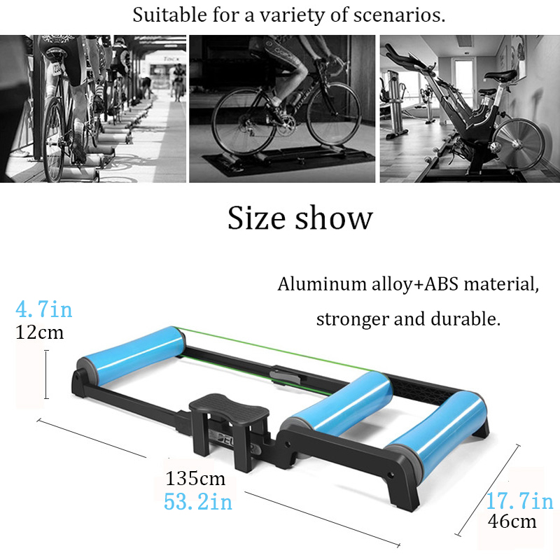 Rolki rowerowe do ćwiczeń w po – Bike Rollers Indoor Cycling Aluminum recenzja i cena