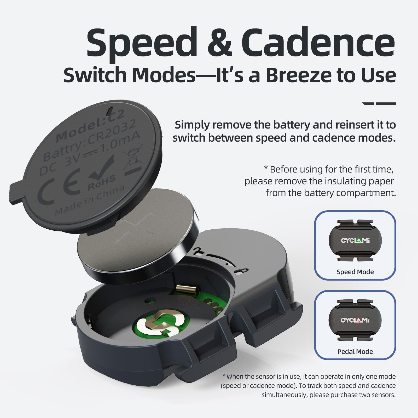 CYCLAMI C2 Podwójny czujnik pr – Cycling Speed Cadence Sensor Dual recenzja i cena